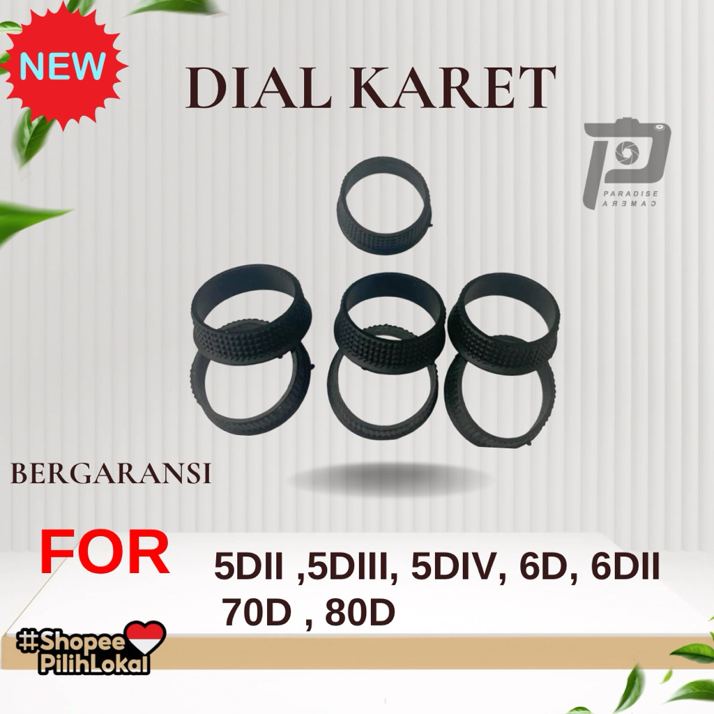 Canon 6D, 6Dii, 5Dii, 5Diii, 70D, 80D ฯลฯ ยางหน้าปัดโหมด