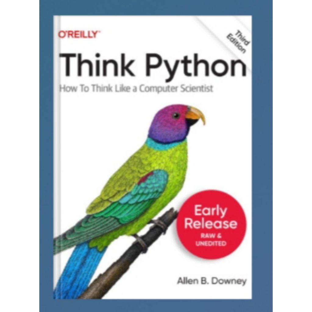 หนังสือ Think Python: วิธีคิดอย่างนักวิทยาศาสตร์คอมพิวเตอร์ (ฉบับที่ 3