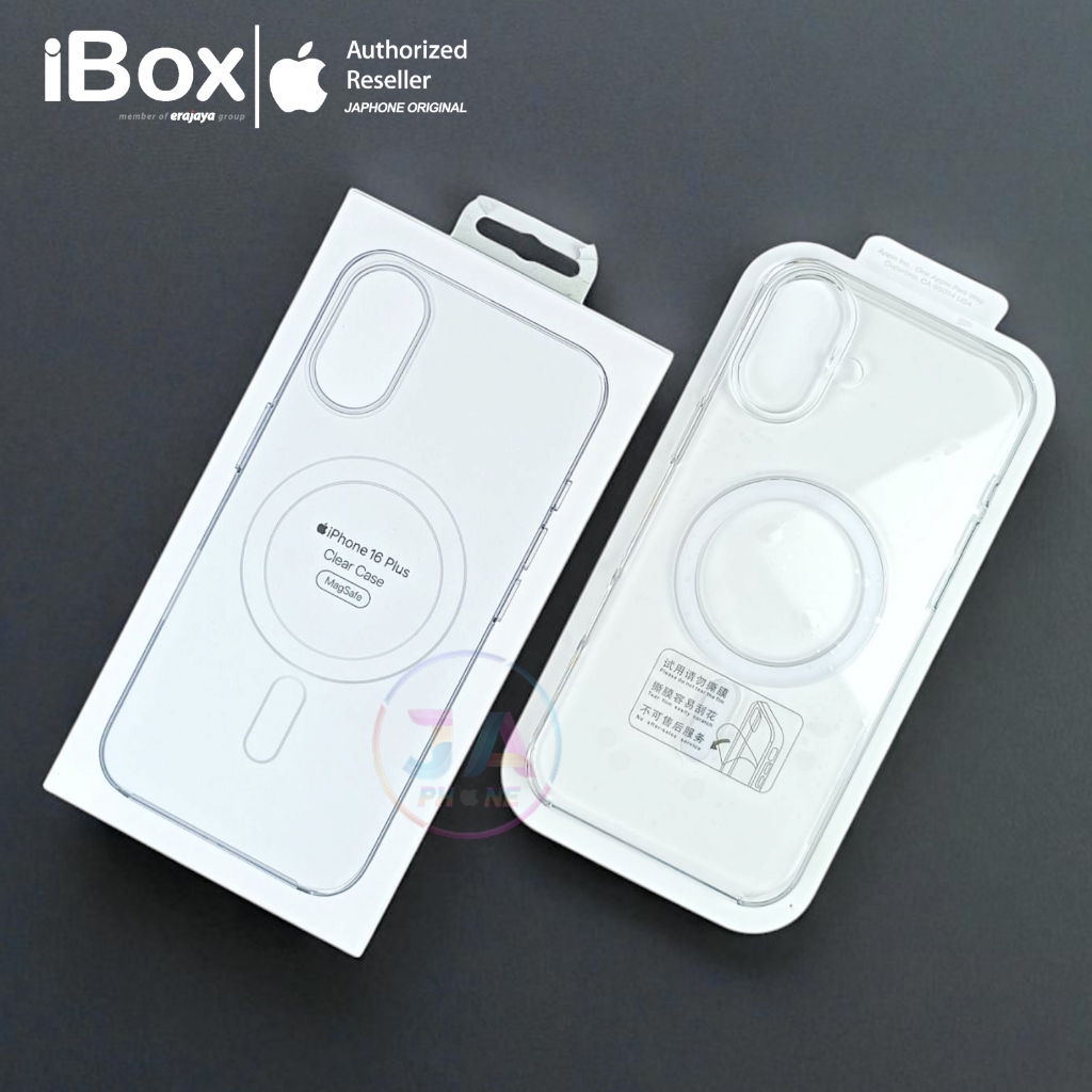 Apple Clear Case Magsafe สําหรับ iPhone 16 Plus การรับประกัน iBox อย่างเป็นทางการ