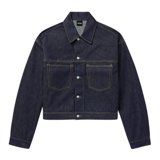 Afterall Work Jacket Denim FETUS Boxy Fit Oversize Dark Blue…