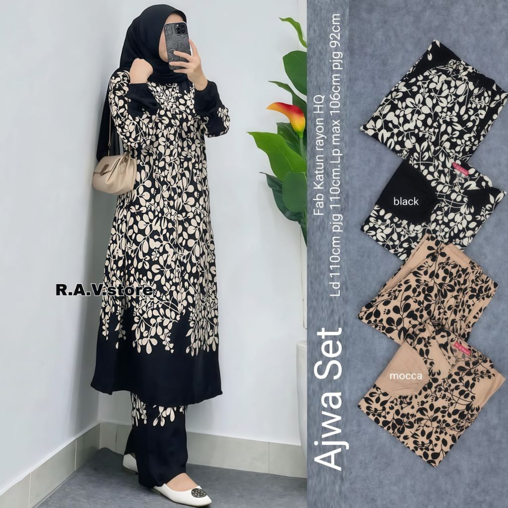 AJWA LONG RAYON SET โดย RAV