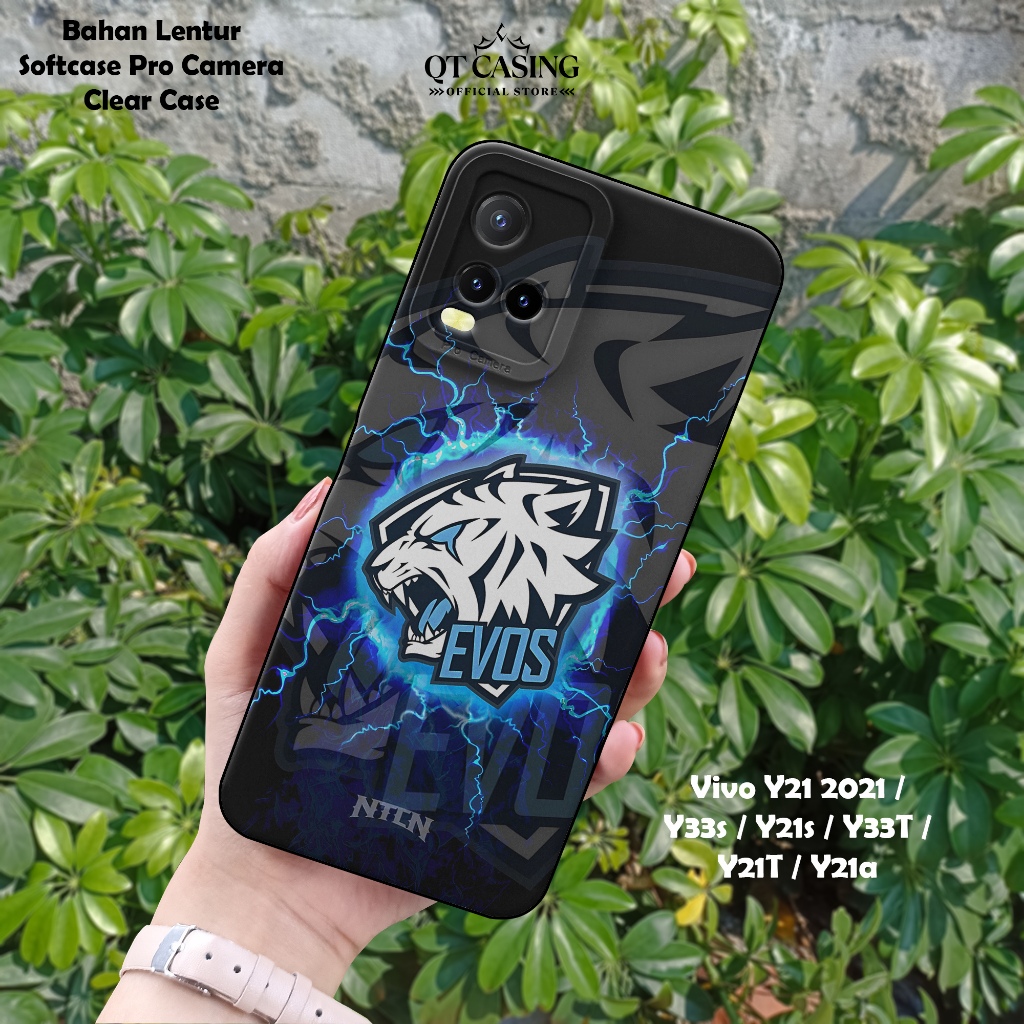เคสสําหรับ Vivo Y21 2021 / Y33s / Y21s / Y33T / Y21T / Y21a - Softcase Pro Camera Motif Ev0s Esports