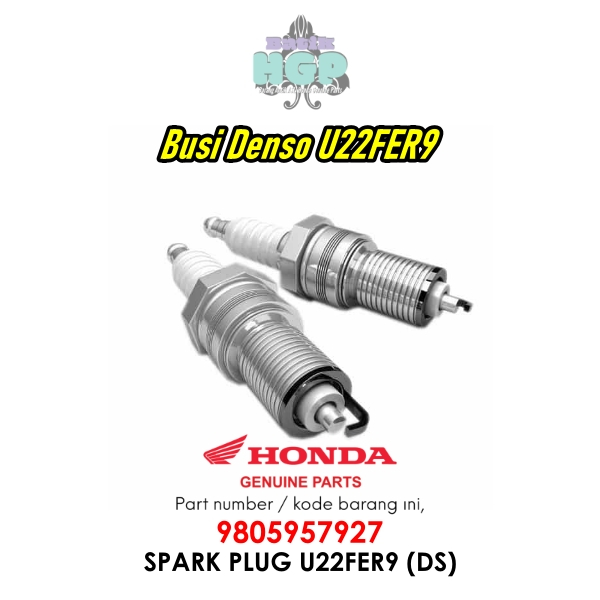 Vario 110 Karbu หัวเทียน หัวเทียน U22FER9 (DS) AHM แท้ - 9805957927