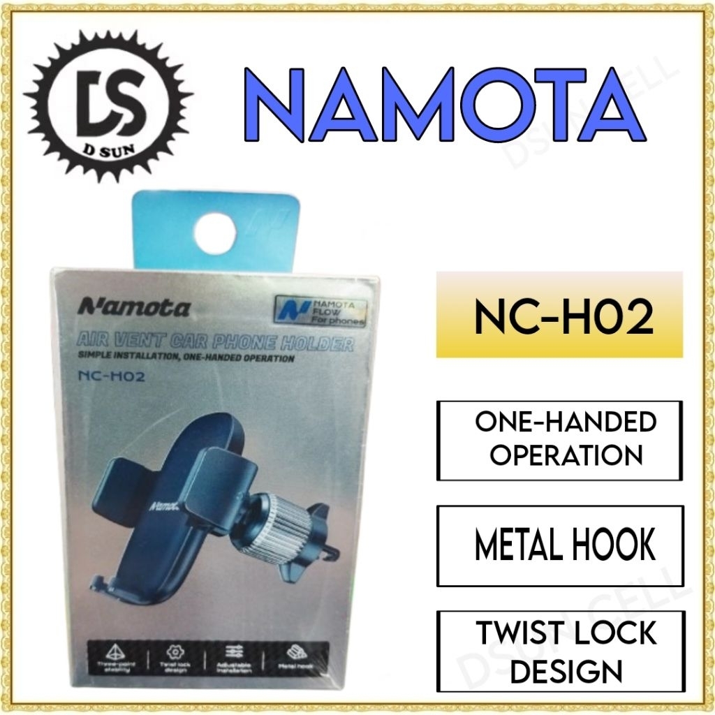 NAMOTA NC-H02 CAR HOLDER รูโทรศัพท์ AC vent 4.0"- 6.5 นิ้ว