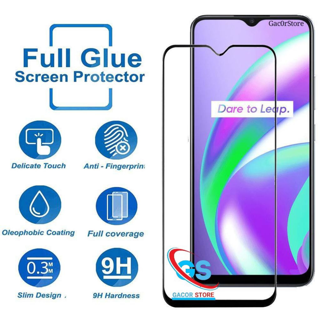 LAYAR กระจกนิรภัยแบบเต็มหน้าจอ 9D/21D/99D Realme Note 70T หมายเหตุ 60 หมายเหตุ 60X หมายเหตุ 50 Neo 7