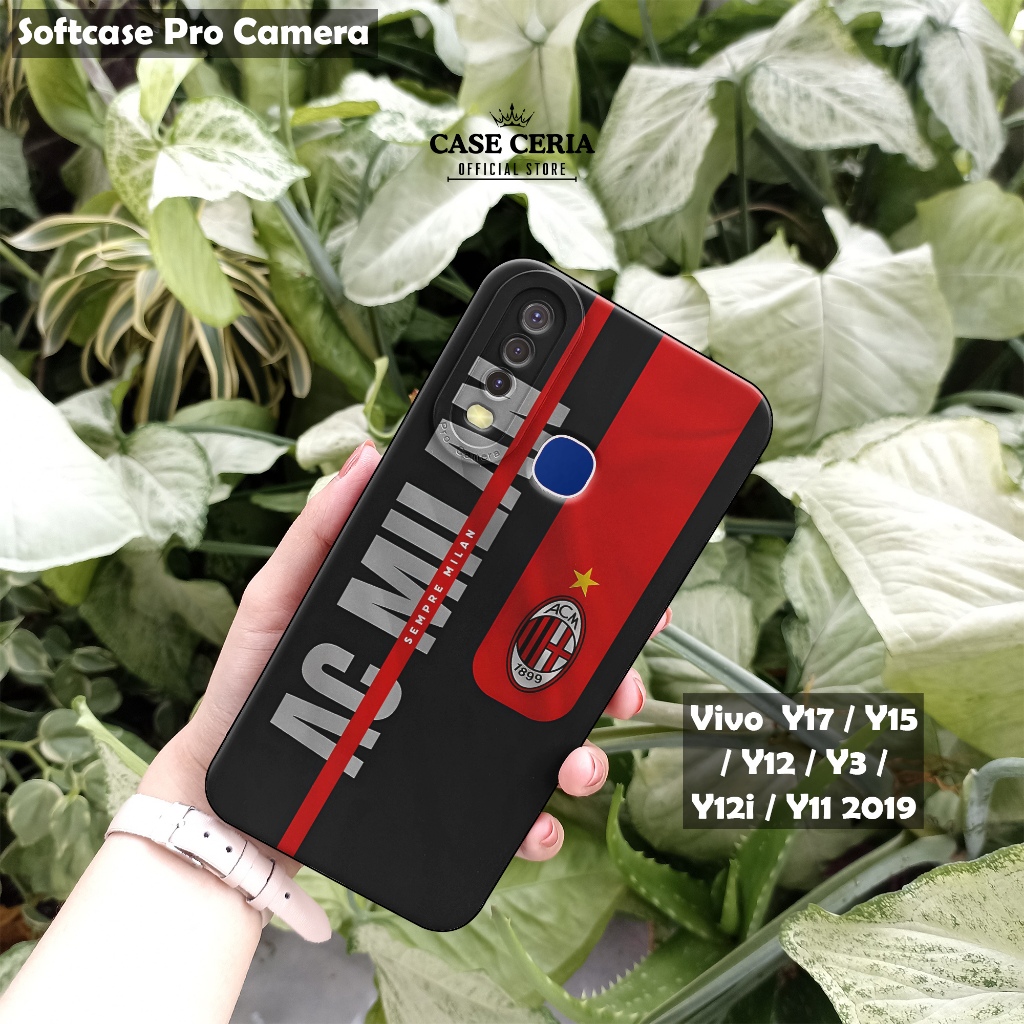 เคสสําหรับ Vivo Y17 / Y15 / Y12 / Y3 / Y12i / Y11 2019– Football Club Motif Casing 3- Softcase Pro C