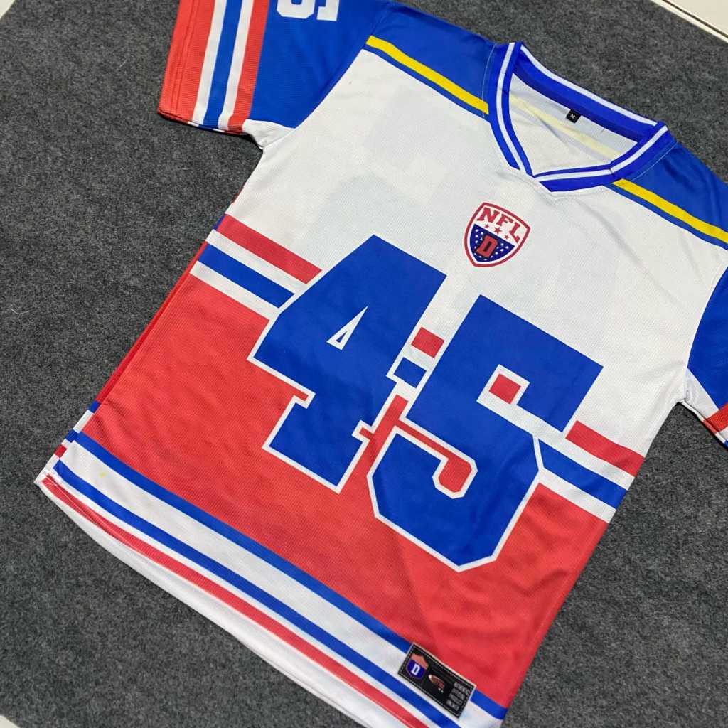 ใหม่ล่าสุด Unisex Vintage Oversize Boxy Retro Streetwear Outfit Jersey / Ballet Football / Futsal / 