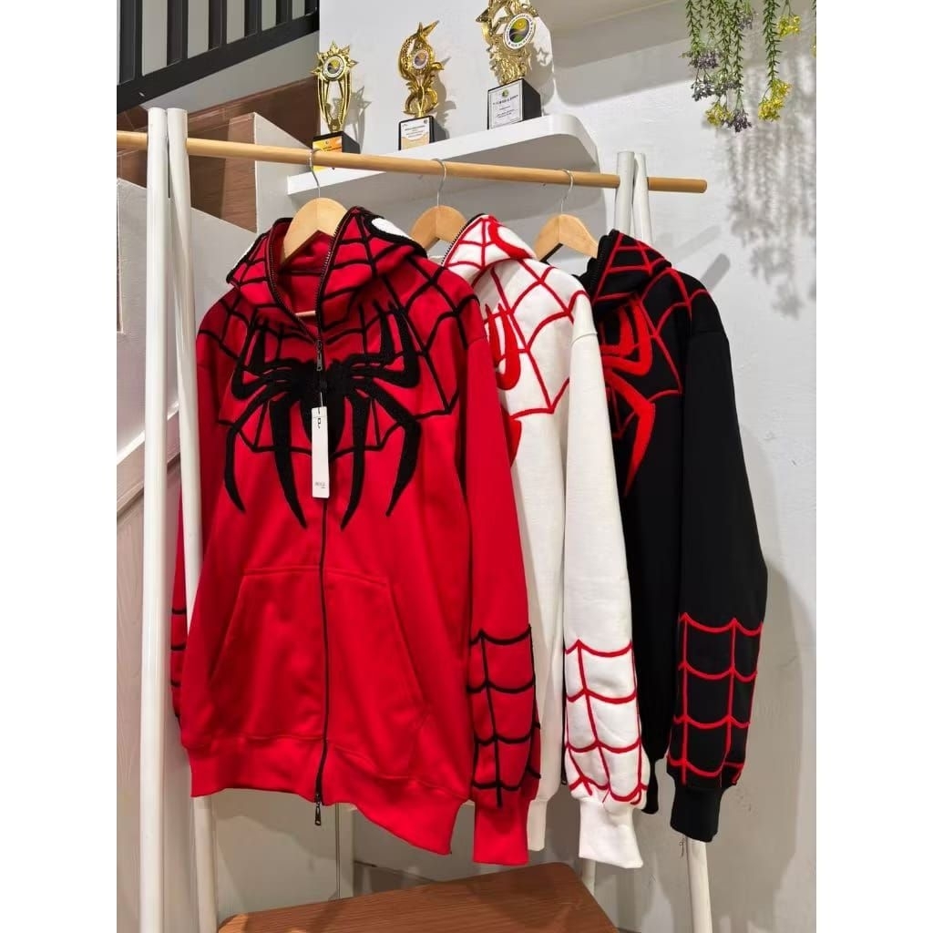 SPIDER ZIPPER HOODIE