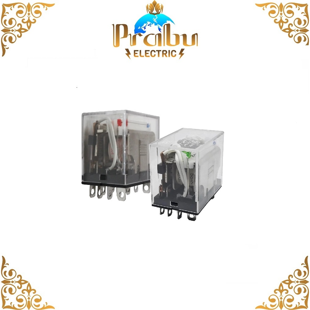 LY4N RELAY พร้อม LED / LY4-N RELAY พร้อมโคมไฟ 14 พิน