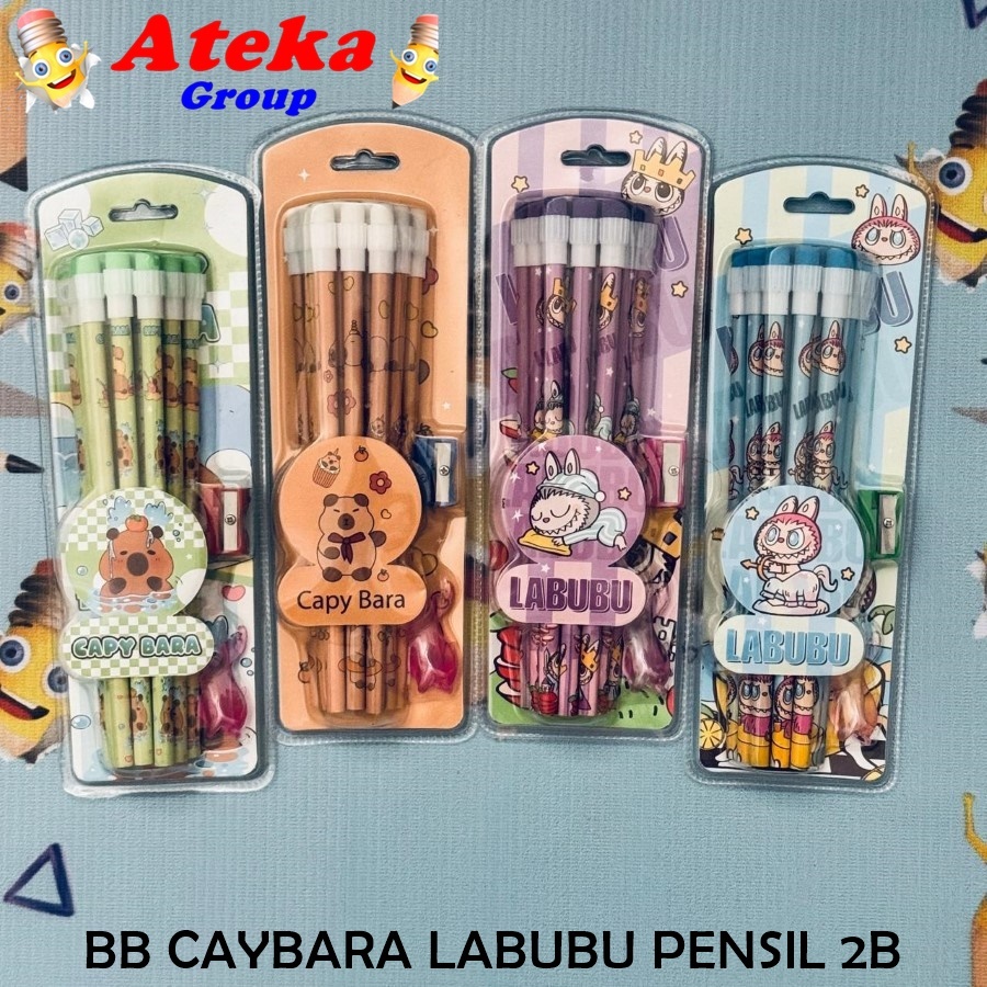 [1PCS] CAYBARA PENCIL 2B NO.3702 PUMPKIN BN-3701