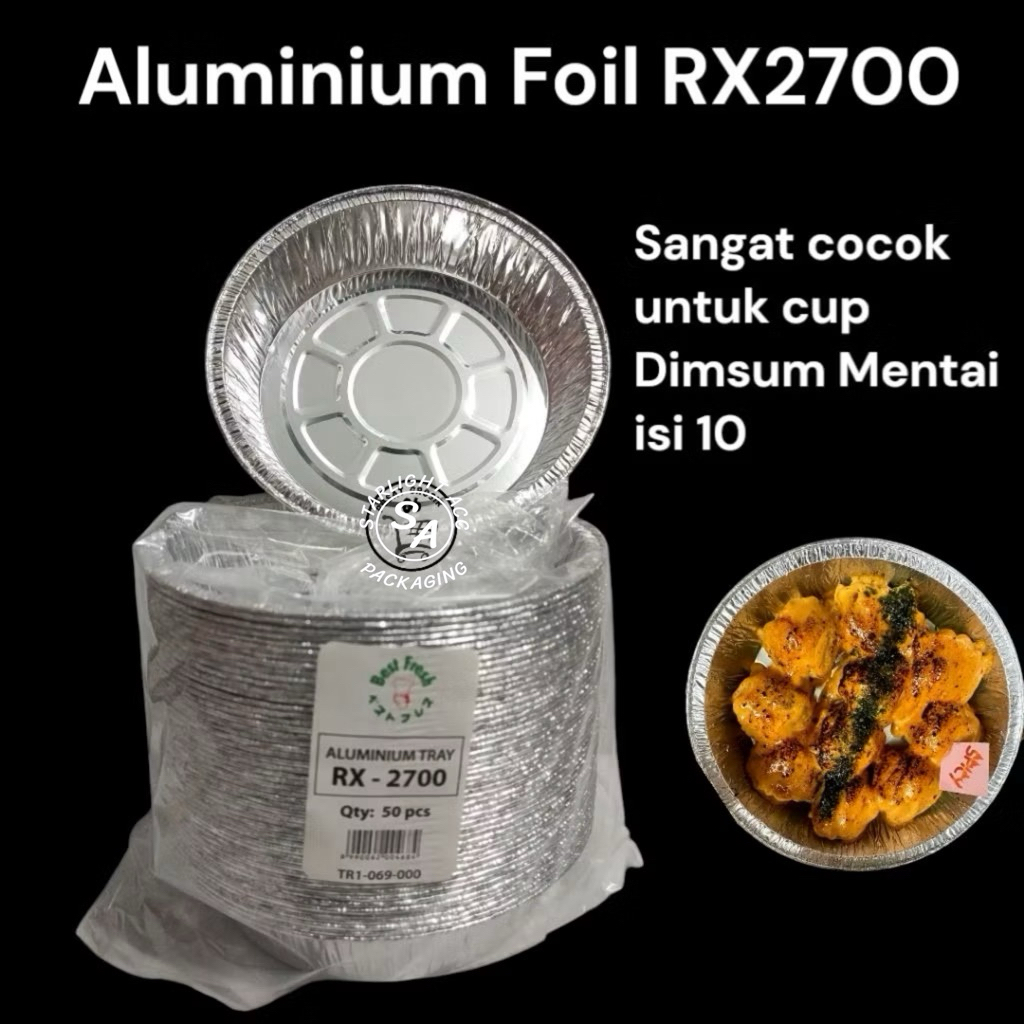 ราคาสําหรับ COTENTS 50 ชิ้น / 1 แพ็คโมเดลกลมเคลือบฟอยล์อลูมิเนียม BX-2700 / RX-725 / RX 725 ฉนวนฟอยล