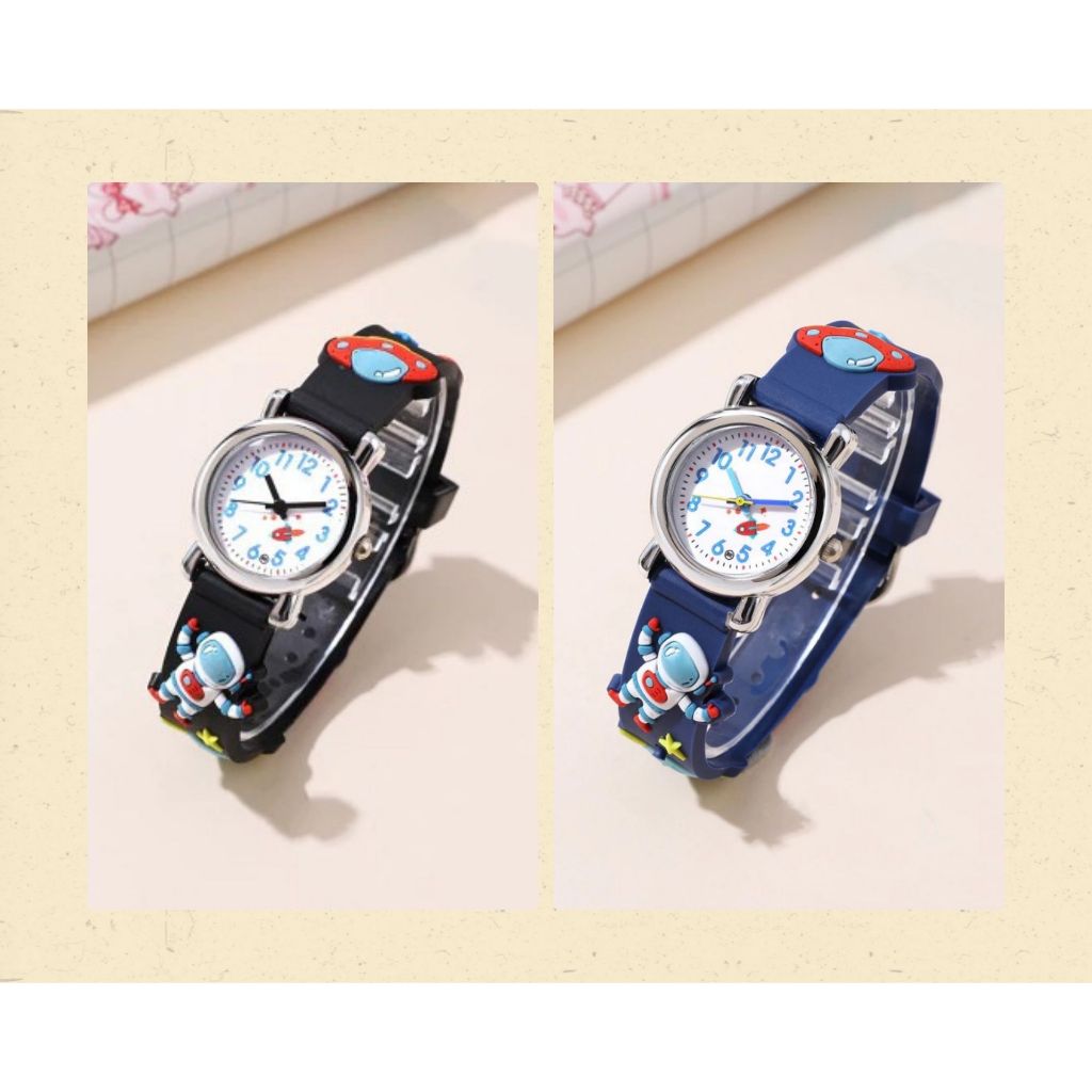 Q32 Kids Quartz Watch Space Style
