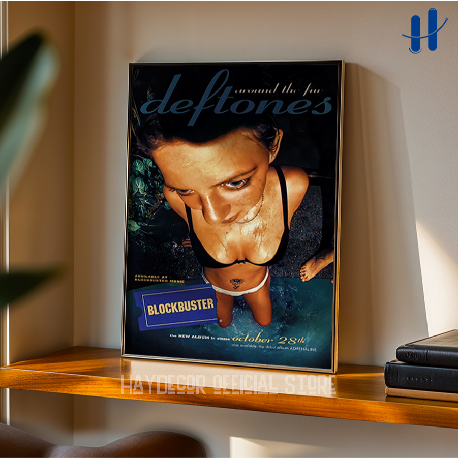 Haydecor Deftones Blockbuster Frame Band Wall Decorative Room Display ความงามตกแต่ง - รูปที่ 3