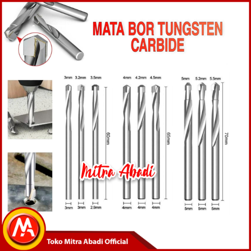 MATA ดอกสว่าน ดอกสว่าน Jobber ทังสเตนคาร์ไบด์