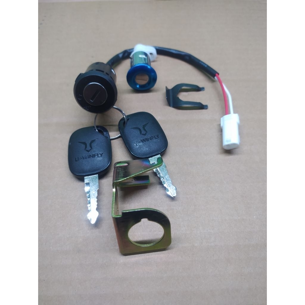Uwinfly ชุดกุญแจจุดระเบิดจักรยานไฟฟ้าประเภท Df8/D8/D8s/D8p