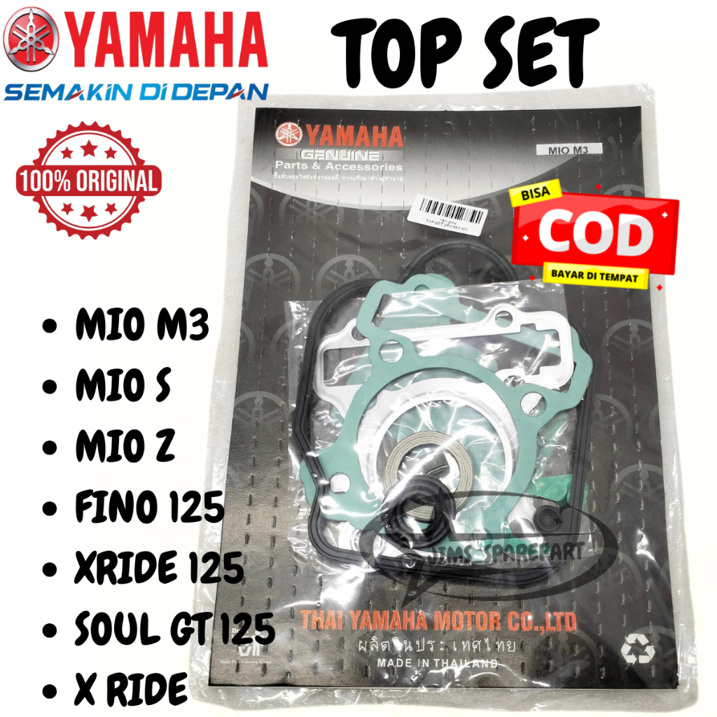 MESIN TOPSET YAMAHA 2PH MIO M3 SZ FINO X-RIDE SOUL GT 125 XRIDE X RIDE PAKING GASKET ORIGINAL QUALIT