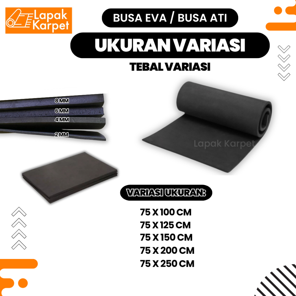 โฟม Eva / โฟม Ati / ฟองน้ํา Eva / โฟม Eva / ขนาดหมุนเวียน / ความหนาต่างกัน (2,4,6,8 mm) / โฟม Ati อเ
