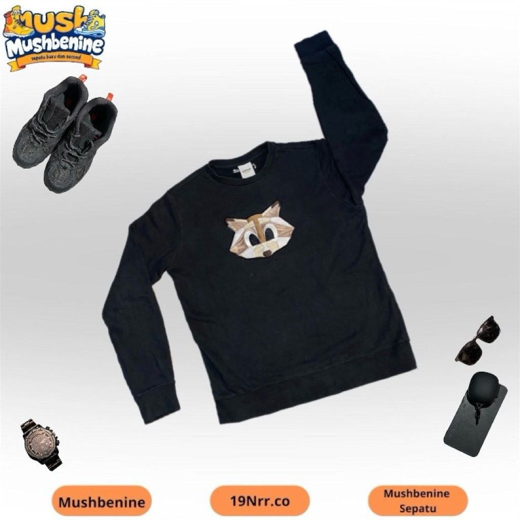 Mushbenine - CREWNECK LD 104 P 62 PANC0AT MEN WOMEN (รหัส Cr-23)