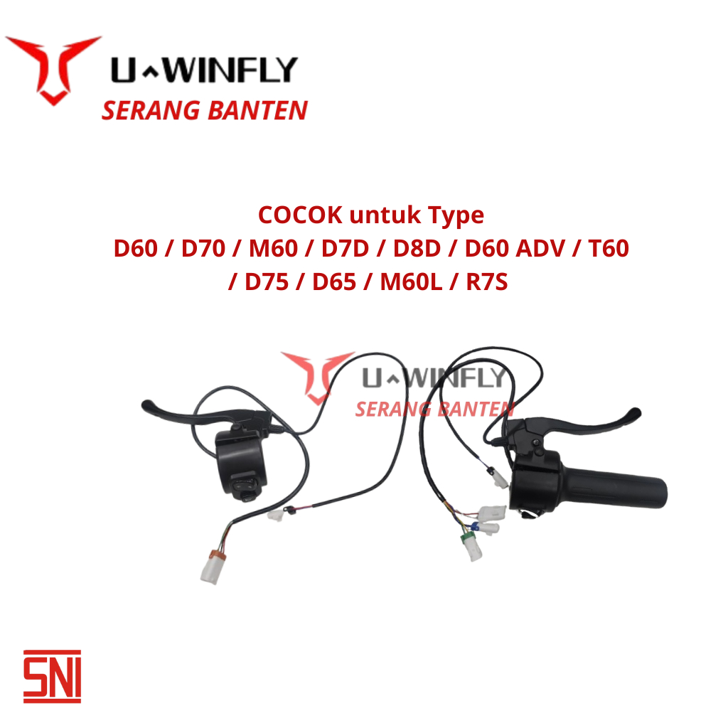 ORIGINAL จักรยานไฟฟ้ามือจับแก๊ส Uwinfly D60 / D70 / M60 / D7D / D8D / D60 ADV / T60 / D75 / D65 / M6