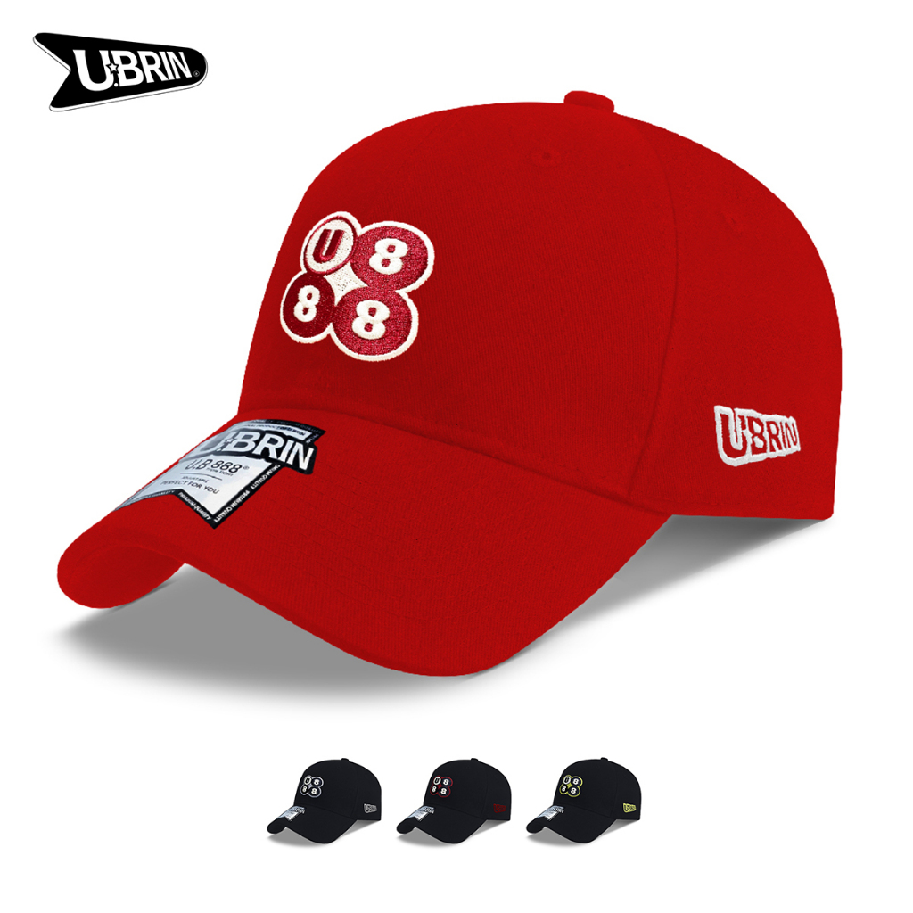 U.BRIN หมวกเบสบอล U888 UB8037 Original Modern UBRIN หมวก Casual Distro แฟชั่นผู้ใหญ่ผู้ชายผู้หญิง