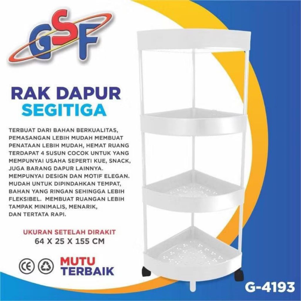 GSF 4193 CORNER KITCHEN RACK