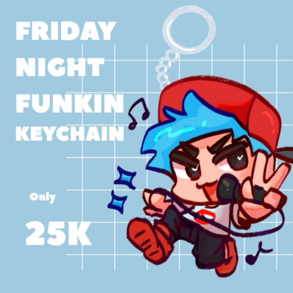 พวงกุญแจเกม Friday Night Funkin (สั่งล่วงหน้า)