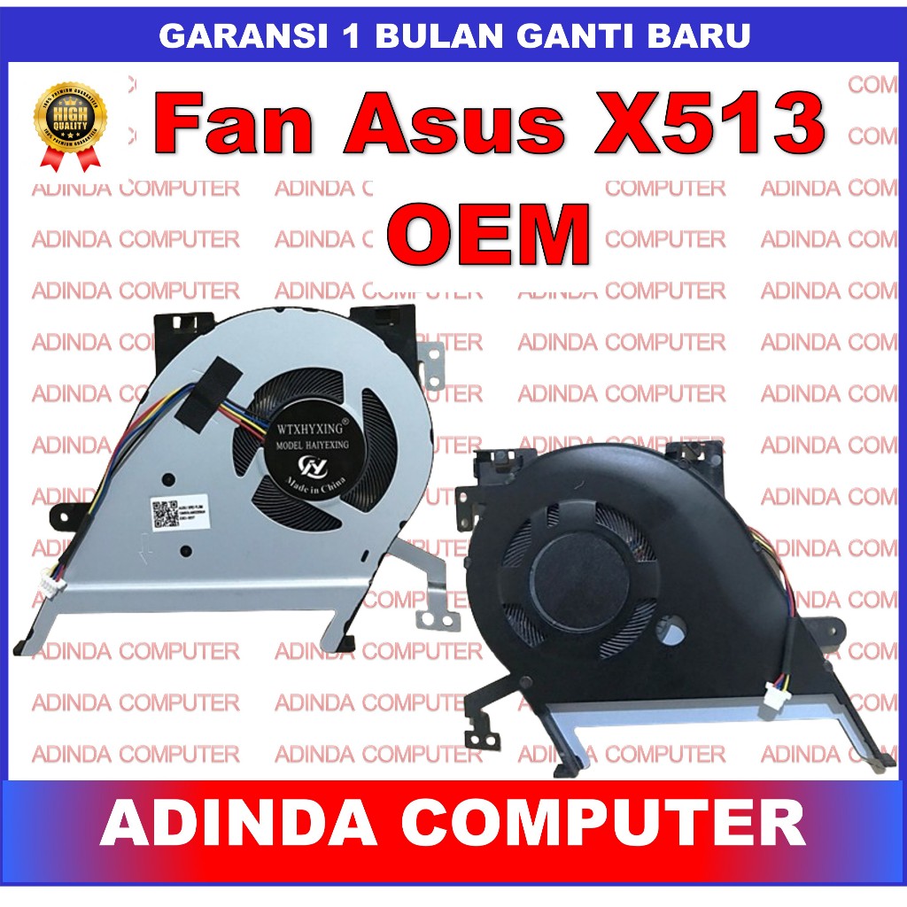 พัดลม Asus VivoBook X513 X513EP X513EQ F513EA S15 S513E S531F S532FL V5100E V50E M5100U KM513UA