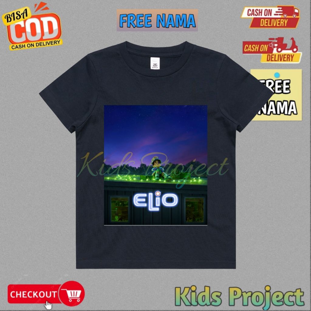 ELio Disney New Movie Kids T-Shirt Top - เสื้อยืดเด็ก Unisex
