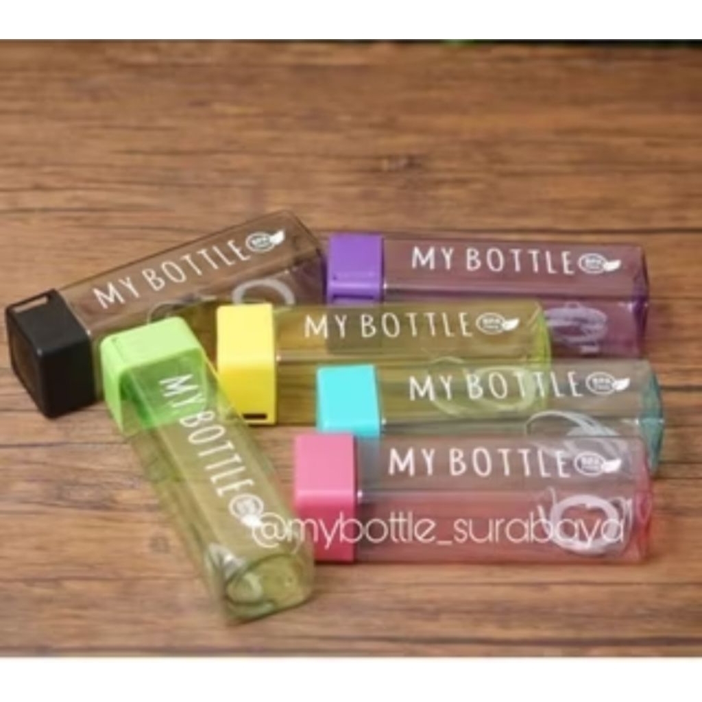 กล่องขวด My 500ml ขวดสี่เหลี่ยม 500ml