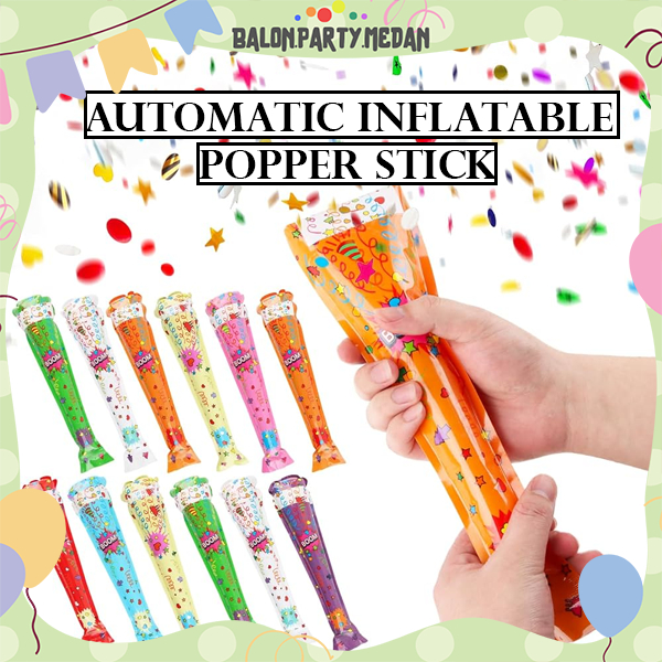 Party Popper Confetti Stick อัตโนมัติเติม Air Confetti Stick สเปรย์กระดาษ
