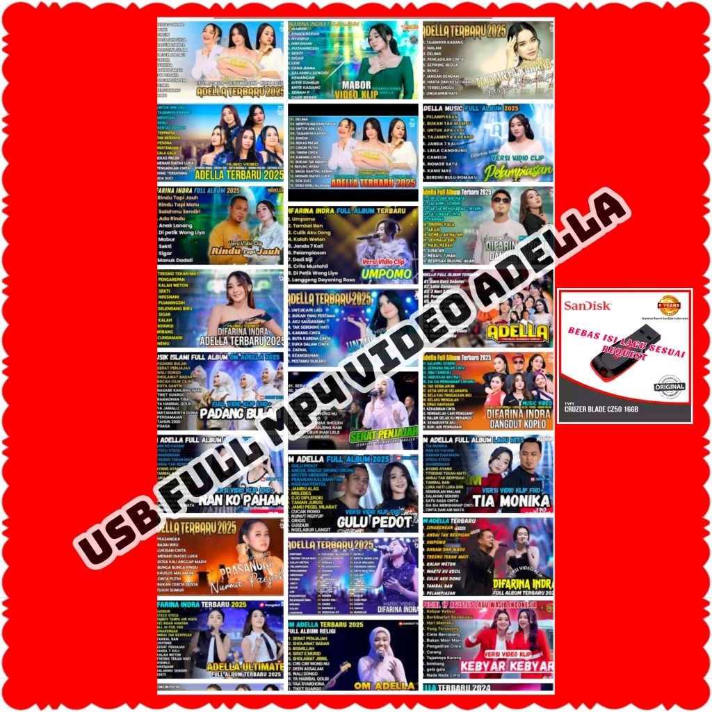 FLASHDISK DANGDUT KOPLO ADELLA - FLASHDISK FULL VIDEO MP4 ADELLA - FLASHDISK VIDEO DANGDUT ADELLA