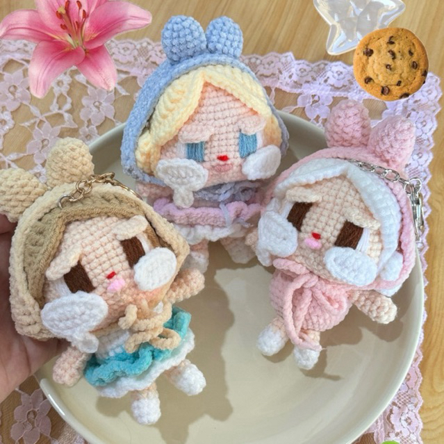 Cry Baby Crochet Bagcharm| Cry Baby Bagcharm Knit