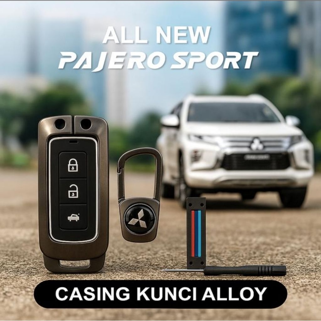 เคสกุญแจโลหะโลหะผสมสําหรับ Xpander, All New Pajero, All New Livina, XForce