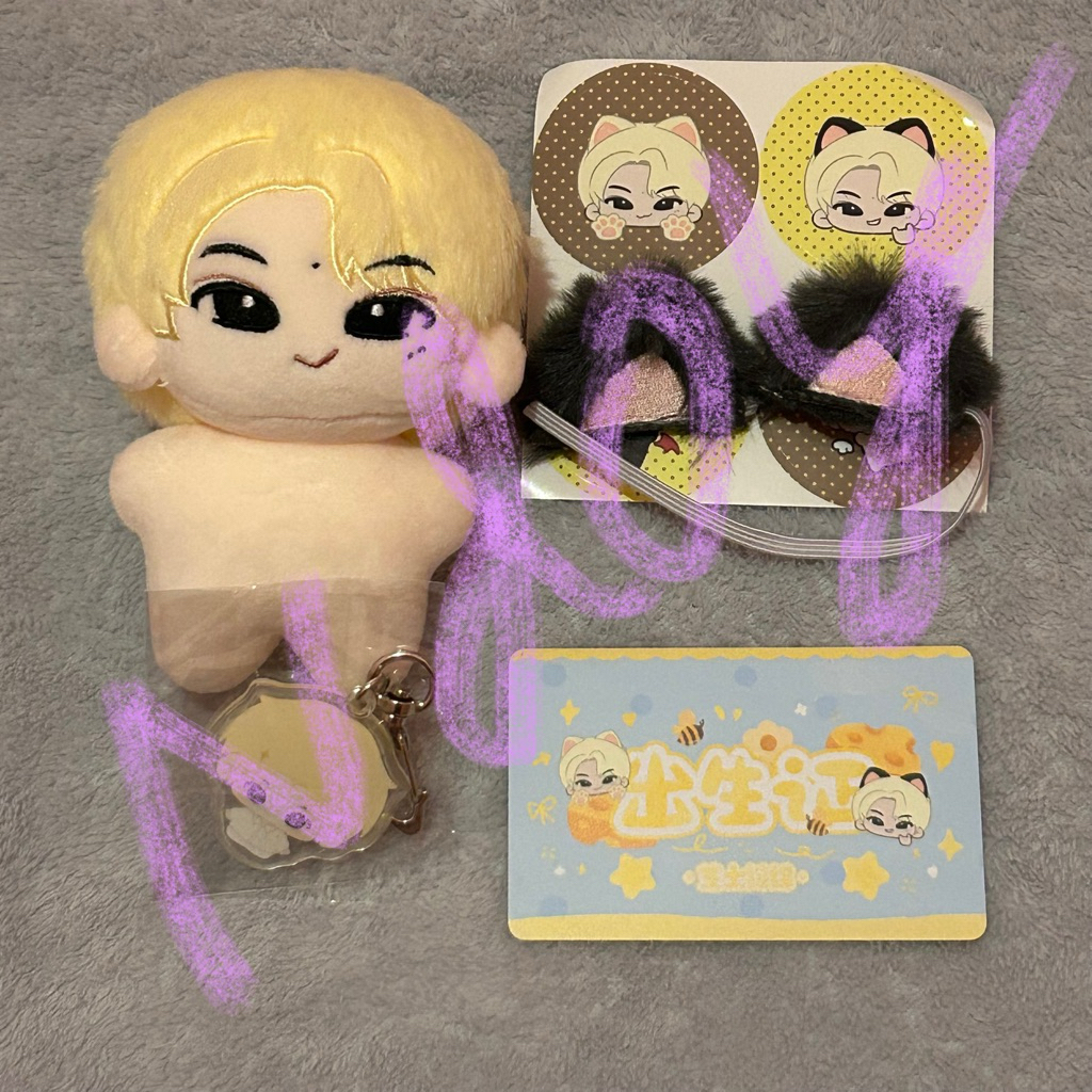 (READ THE DESCRIPTION FIRST!!) ENHYPEN Jay ตุ๊กตามนุษย์ 10 ซม. เครื่องทําอย่างเป็นทางการชีส Zongzong