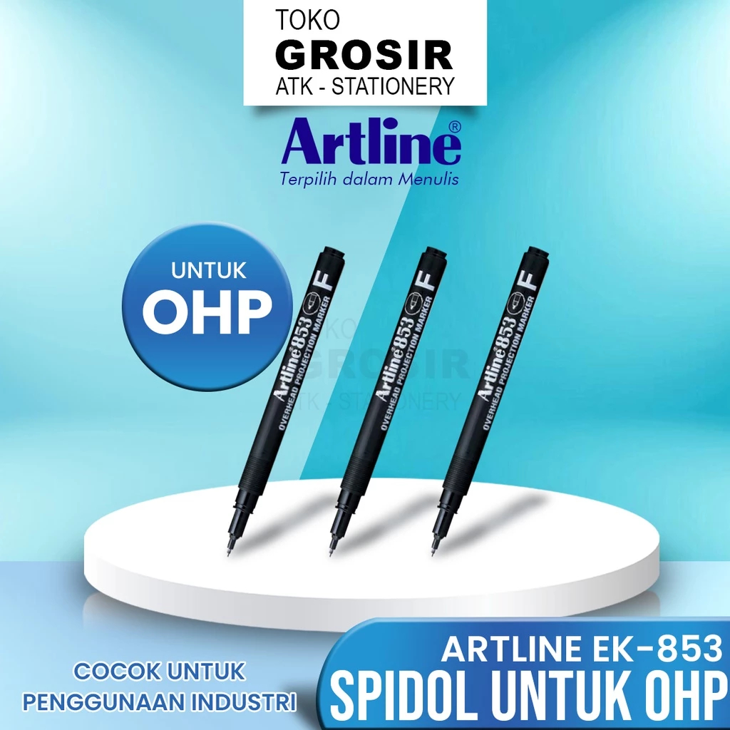 OHP Artline EK-853 2 ปากกามาร์กเกอร์โปรเจคเตอร์เหนือศีรษะ