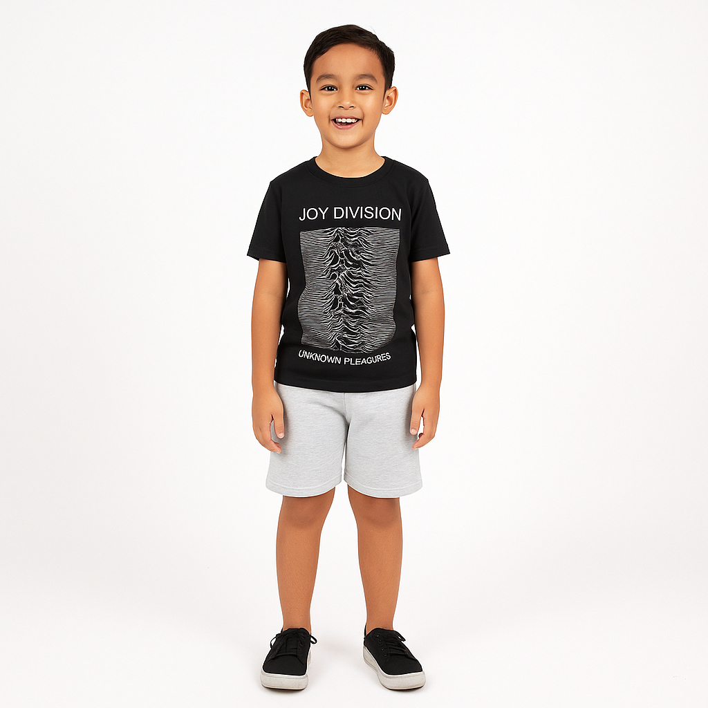 Joy Division Art 2 l Cotton Combed เสื้อยืดเด็ก Unisex S-XXXL