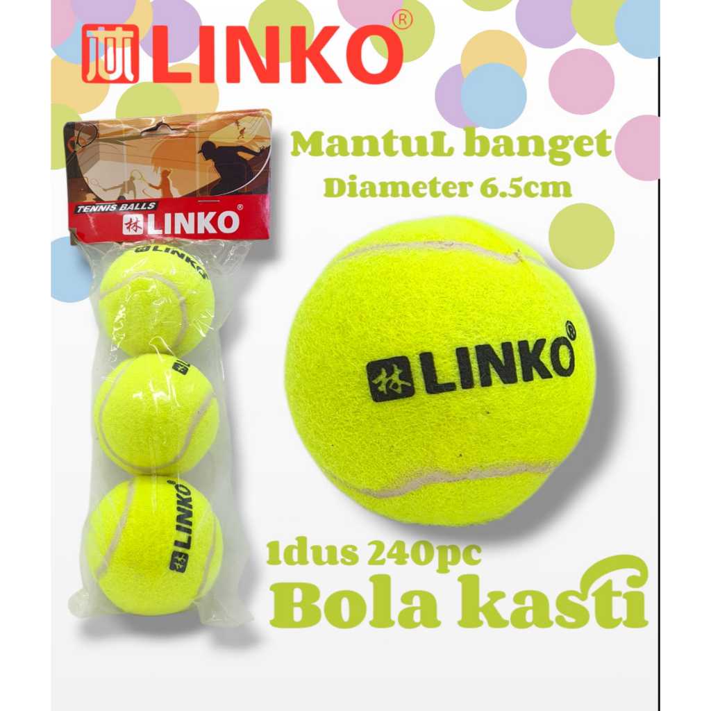 HIJAU (3 ชิ้น) GREEN TENNIS BALL / KASTI SOFTBALL BASEBALL BALL