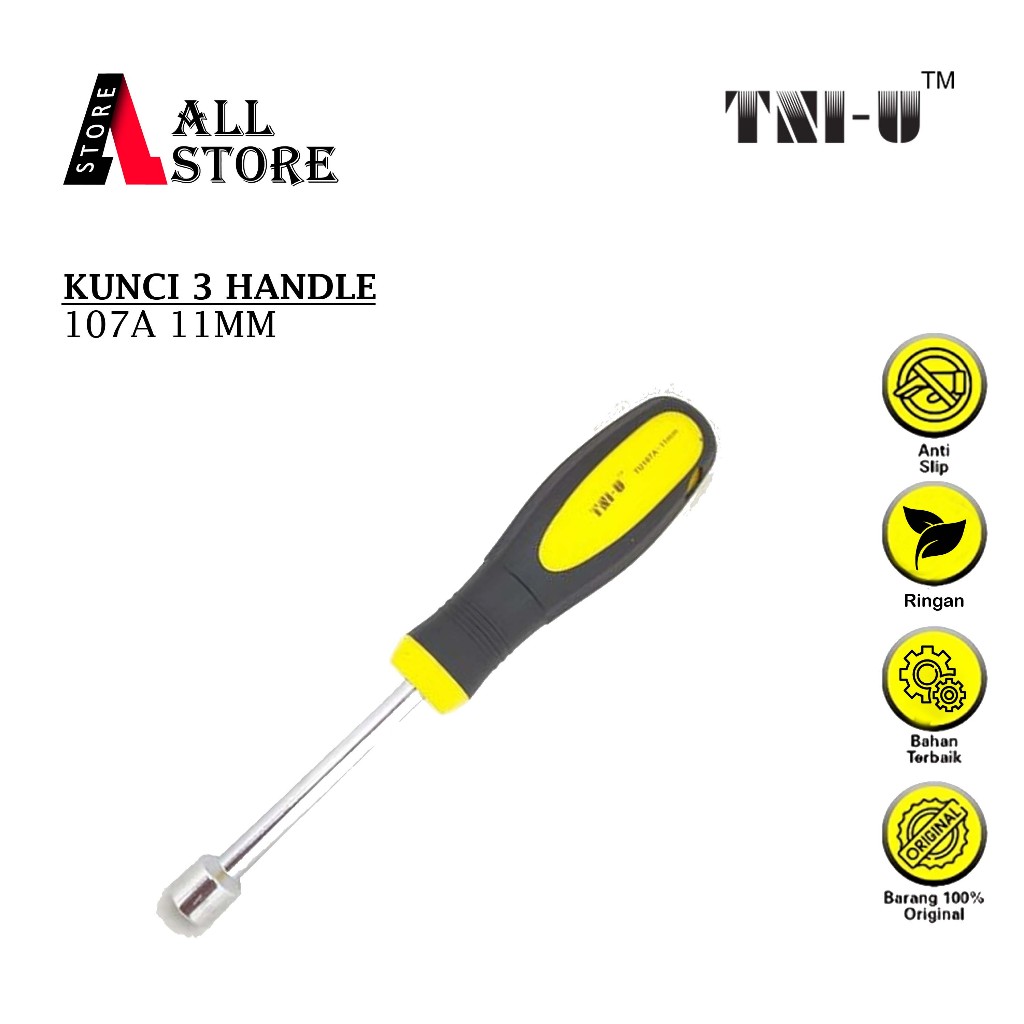 3 HANDLE KEY TNI-U TU- 107A-11mm THREE - HANDLE SLEEVE