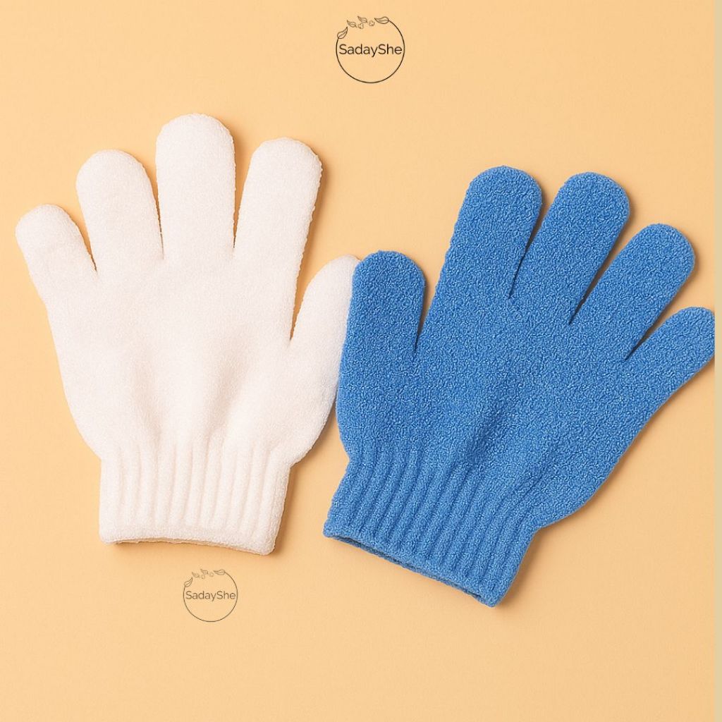 EXFOLIATING GLOVE BODY GLOVE SCRUBBER BODY CLEANER REMOVES DEAD SKIN