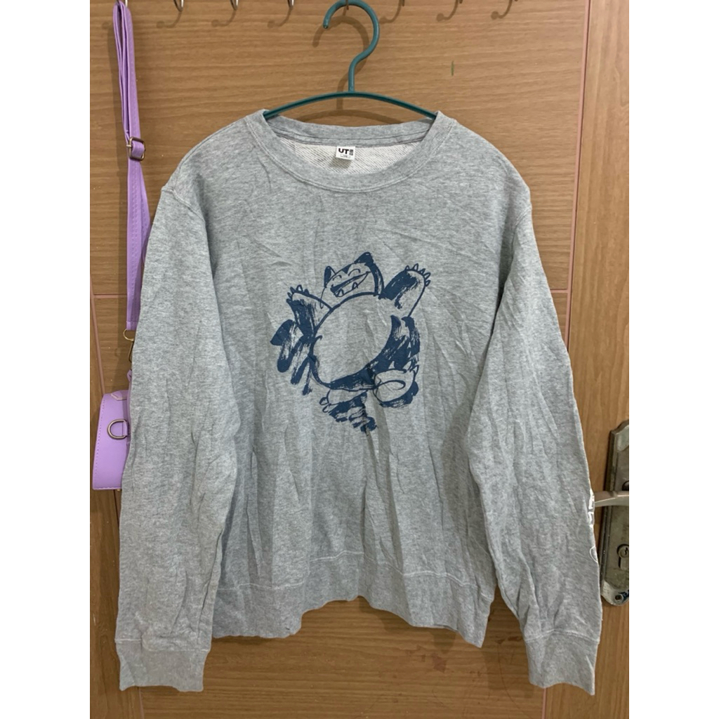 ผู้ใหญ่ LD 106 - Uniqlo UT Top x Pokemon Grey Unisex