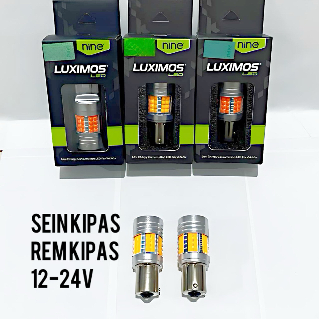 ไฟเลี้ยวเบรกรถยนต์ที่สว่างเป็นพิเศษพร้อมไฟ Led พร้อมสัญญาณไฟเลี้ยวเบรกพัดลม Luximos NL2