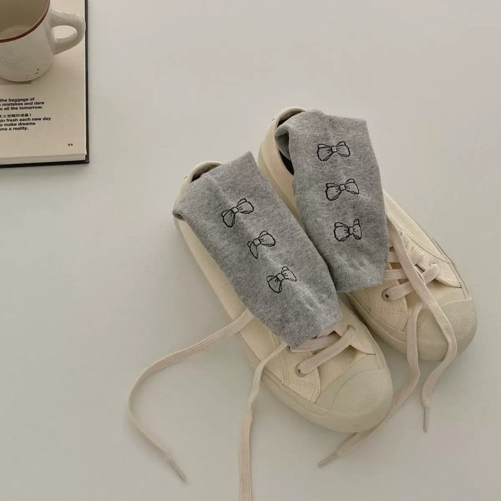 Mocorie - Mierous coquette Ribbon Socks / Long Pink Ribbon coquette Socks / Long Pink Ribbon Socks