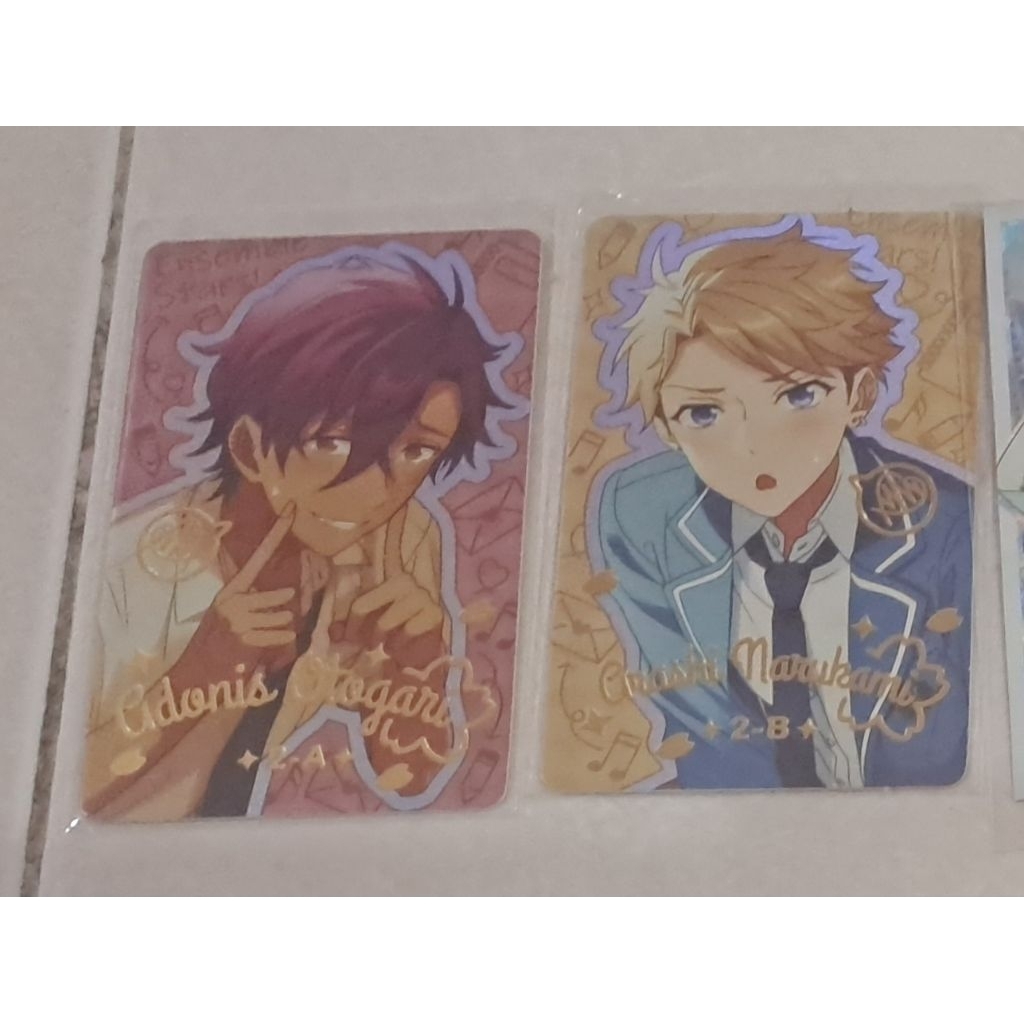 Photocard ensemble stars ชุดนักเรียน arashi adonis