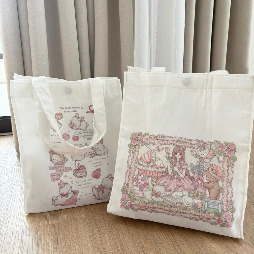 Mocorie - Ciaoville coquette Lunch Bag/Coquette Lunch Bag/ริบบิ้นถุงอาหารกลางวัน/Coquette Organizerต