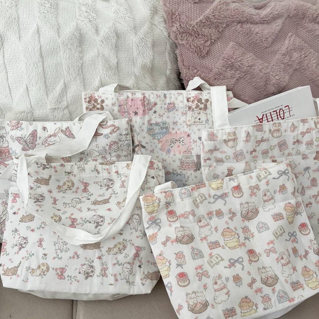 Mocorie - Qinzeiroa coquette Mini Bag / coquette Ribbon Lunch Bag / Small Storage Bag / Lunch Bag co