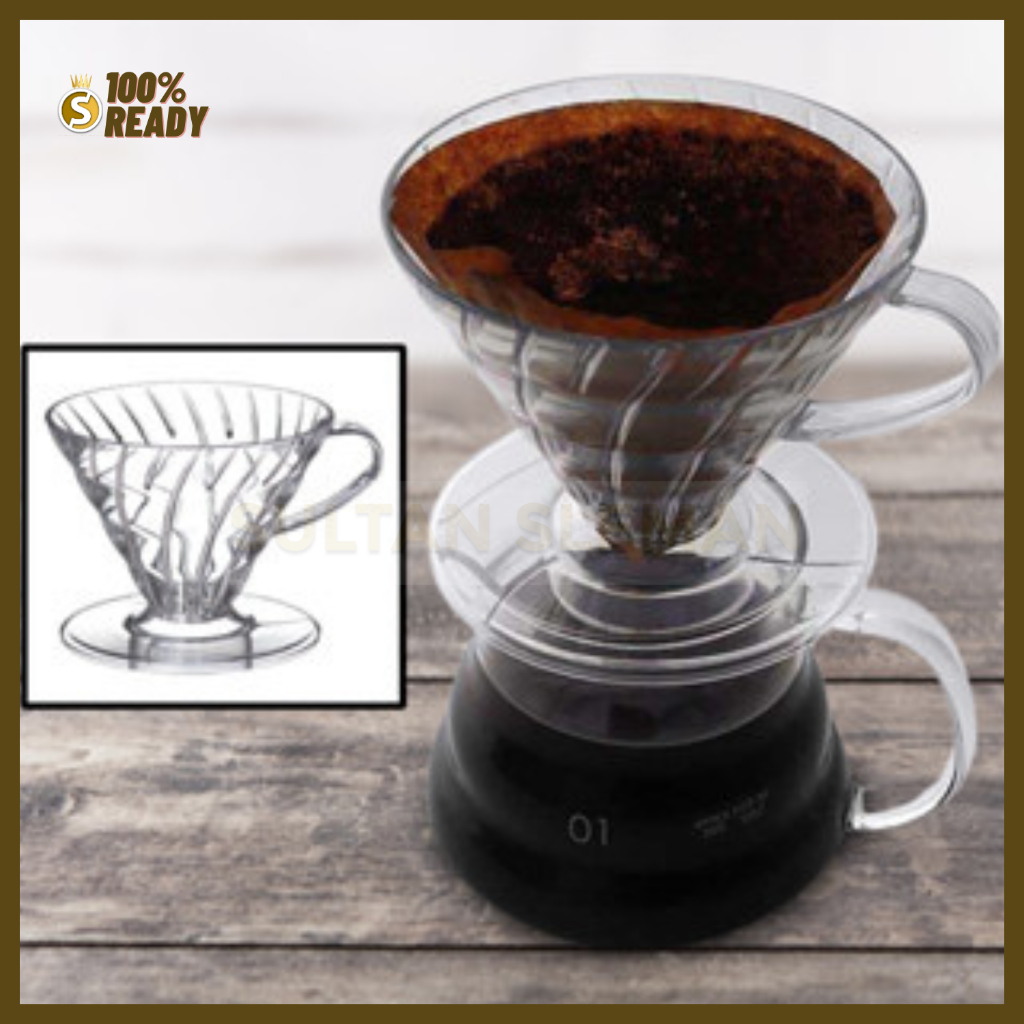 V60 Dripper 01 / V60 Dripper กรองกาแฟ 01 เรซิ่น / ดริปกาแฟ V01 Coffee Dripper / V60