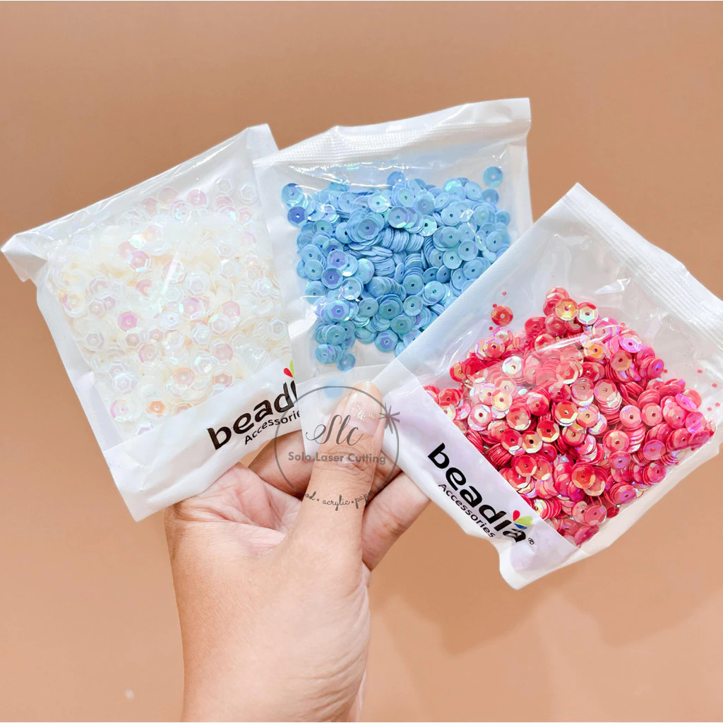 COLORFUL 20gr SEQUIN ROUND 6mm SIDE HOLE OWL COIN DOLLAR MOTE PLATE