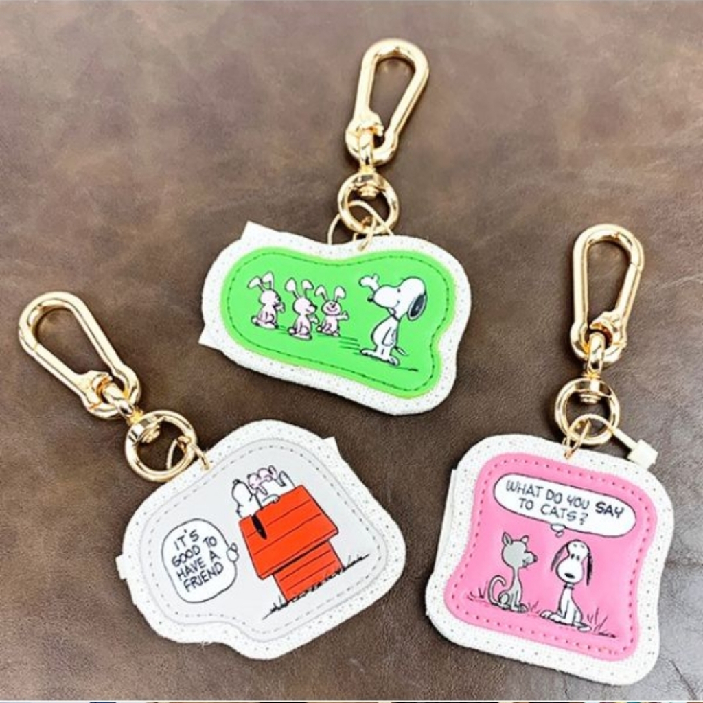 GANTUNGAN Snoopy Comic Charm พวงกุญแจ Snoopy Bag Charm พวงกุญแจ Snoopy