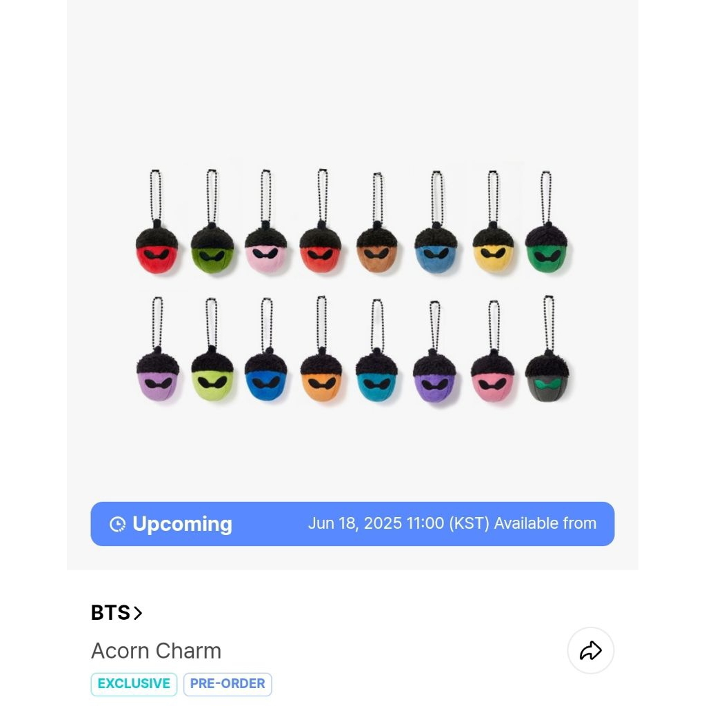 พร้อม ACRON CHARM JHOPE BTS