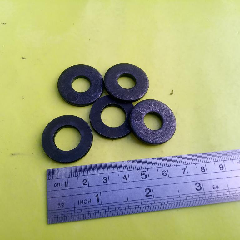 M10 STEEL PLATE RING / 17 KEY BOLT RING / M10 STEEL PLATE RING / BLACK M10 PLATE / M10 STEEL WAHSER 